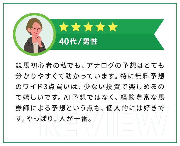 ★★★★★|40代・男性